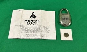 🔥🔥EXTREMELY RARE "Mental Lock" By Sasco Vintage Collectible Mentalism 🔥🔥 - Picture 1 of 8