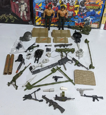 Huge Rambo Savage Strike Headquarters & Parts Lot Vintage Remco Accessories 1986 Cover