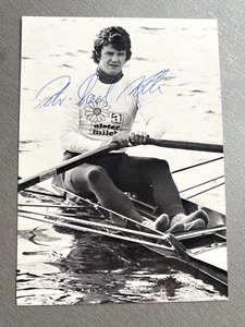 PETER-MICHAEL KOLBE (†2023) 3x remos olímpicos firmados tarjeta de autógrafo 10x15 - Imagen 1 de 1