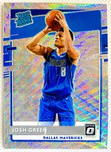 2020-21 Donruss Optic Josh Green Rated Rookie Silver Wave Prizm Card RC #168