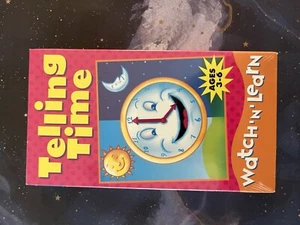 Telling Time Watch N Learn Kids VHS Tape (Sealed) - Picture 1 of 3