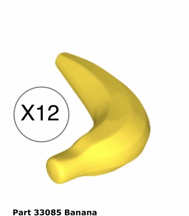 Lego 12 mini figuras amarillas Banana City/Amigos/Piratas mono piezas de comida Foto 1 de 1