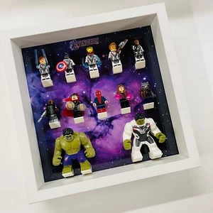 Estuche de exhibición marco para Lego ® Marvel Avengers minifiguras 27cm - Imagen 1 de 11