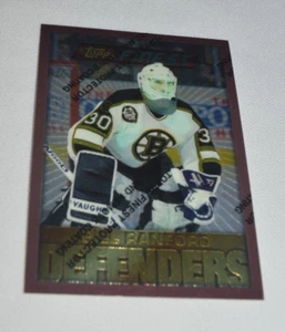 1996 TOPPS FINEST - BILL RANFORD GOALIE BOSTON BRUINS CARD # 51 - Picture 1 of 4