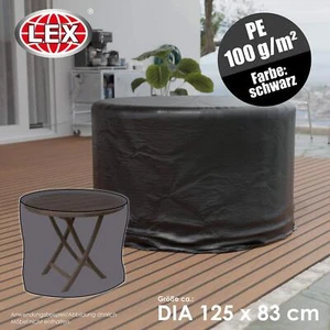 Schutzhülle für Gartentische rund Schutzhaube Abdeckung Gartenmöbel Ø125x83cm - Bild 1 von 1