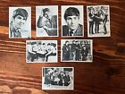 Lot of 7 VINTAGE 1964 TOPPS BEATLES Cards SERIES 1 B&W Hard to Find! RARE! 