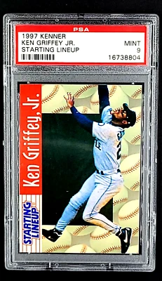 1997 Kenner Starting Line Up SLU Ken Griffey Jr. HOF PSA 9 Only 16 Graded Higher - Image 1 of 4