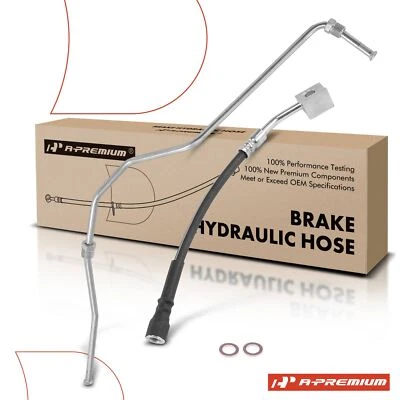 Manguera hidráulica de freno trasera izquierda exterior para Ford F650 F750 2000-2003 5,9 L 7,2 L 7,3 L Foto 1 de 4