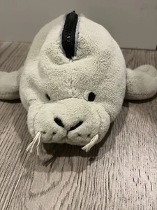 Ganz Webkinz Manatee 12" Sea Cow Plush Animal Bag Gray/Grey/Silver No Code - Picture 1 of 3