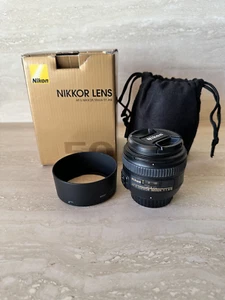 AF-S Nikkor 50mm f/1.4G Prime Lens - Picture 1 of 8