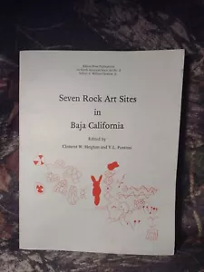 Seven Rock Art Sites in Baja California by Clement Meighan -1978 Vtg Archaeology - Imagen 1 de 16