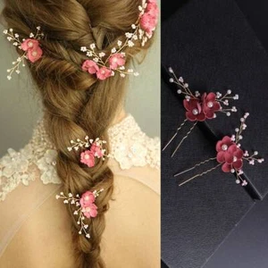 Cerchietto da sposa fatto a mano foglie perle copricapo matrimonio oro rosa capelli vite - Foto 1 di 3