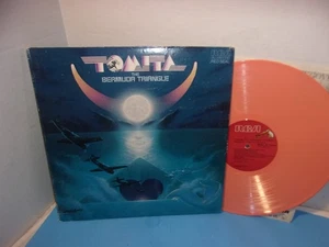 TOMITA The Bermuda Triangle LIMITED CORAL COLOR VINYL LP Record RCA Electronic - Picture 1 of 10