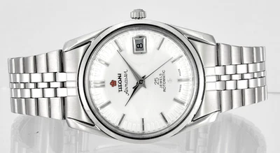 Vintage TITONI Airmaster 25 Jewels Rotomatic S/Steel Mens Wrist Watch 307 - 345 - Image 1 of 4