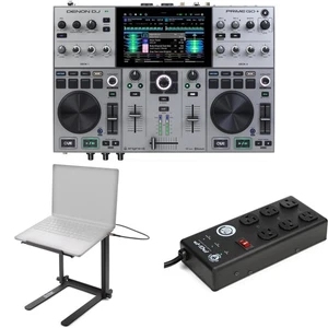 Denon DJ Prime GO+ Portable 2-deck Standalone DJ System with Stand and Power - Picture 1 of 1
