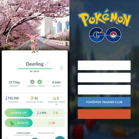 Pok&eacute;mon Go | Shiny Deerling Flower Hat Background Srping Blossom ✨ Mini PTC