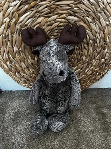 Jellycat London MARTY MOOSE Woodland Babe 14" Brown Plush Stuffed Animal - Picture 1 of 6
