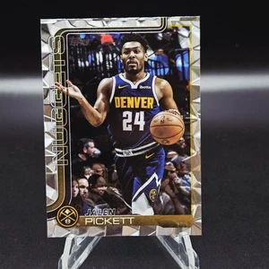 2025-26 Topps Basketball Jalen Pickett Diamante Foil No. 107 Denver Nuggets - Picture 1 of 2