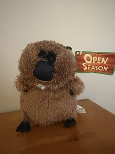 Vintage RARE 2006 OPEN SEASON Reilly Beaver Plush Animal Toy Sony Pictures - Picture 1 of 3