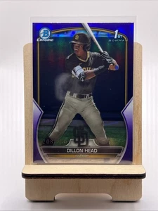 Bowman Draft Chrome 1st Prospects Purple Refractor 2023/250 Dillon Head #BDC-7  - Imagen 1 de 7