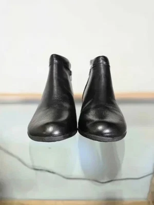 Rockport Mujer Carly Botín Negro Botines Zapatos Talla 10 EE. UU. Zapatos de Cuero Foto 1 de 4