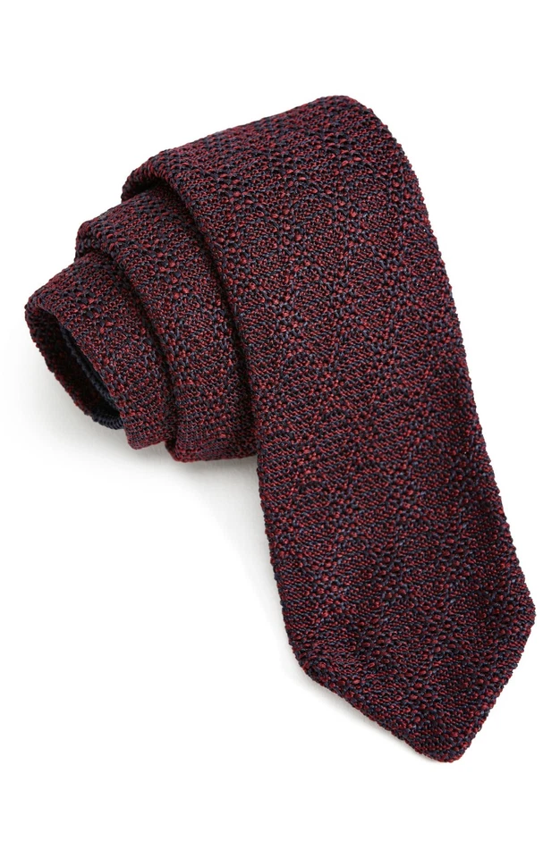 Men's John Varvatos Star Usa Solid Knit Silk Tie, One Size - Red - Image 1 of 1