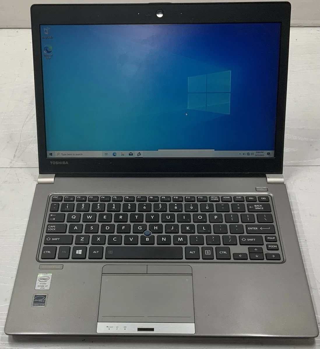 Toshiba Portege 8 GB RAM PC Laptops & Netbooks 256 GB SSD Capacity