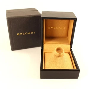 GENUINE BVLGARI BULGARI RING JEWELLERY BOX BLACK - Picture 1 of 5