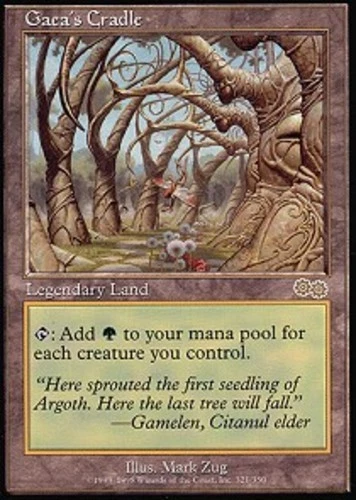 Gaea's Cradle Urza’s Saga SP USG MTG Gaea's Cradle Urza's Saga Magic The Gathering Treading Card