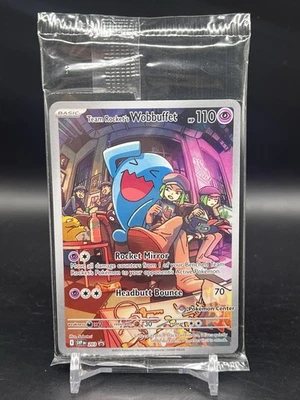 Team Rocket's Wobbuffet Promo Pokemon Center Stamp Destined Rivals Sealed 203 - Image 1 of 4