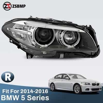 For 2014-2016 BMW 5 Series F10 HID/Xenon Headlight W/ AFS Passenger Right - Imagem 1 de 4