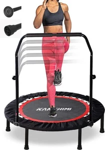 Kanchimi 40" Folding Mini Fitness Indoor Exercise Rebounder - Picture 1 of 6