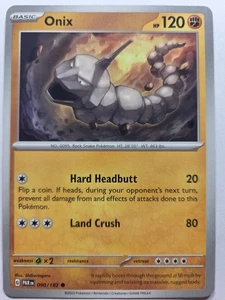 Onix 090/182 PAR SV04: Paradox Rift Common Normal NM Pokemon Tcg - Picture 1 of 2