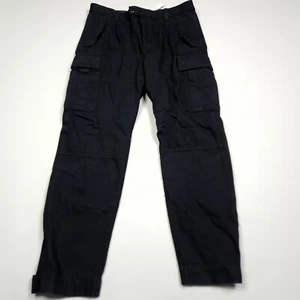 $160 Pantalón de Carga Banana Republic Alton Denim Militar Utilitario Negro Senderismo 34x30 - Imagen 1 de 11