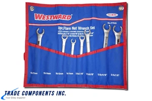 WESTWARD 4YR29 FLARE NUTE WRENCH SET, 7 PIECES - Picture 1 of 2