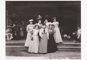 Picknick in Newburgh. New York, 1897 --NEUE POSTKARTE - Bild 1 von 2