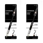 Lot Of 2 COVERGIRL Perfect Blend By Perfect Point Plus Eye Pencil, 100 Black