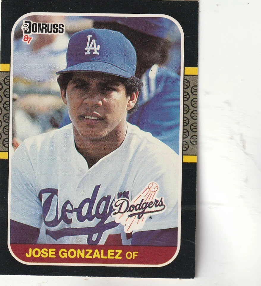 FREE SHIPPING-MINT-1987 Donruss #525 Jose Gonzalez DODGERS - Image 1 of 1