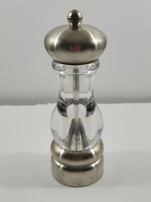 Olde Thompson Acrylic and Chrome Pepper Grinder/Mill - Image 1 of 4