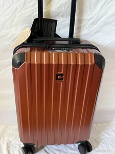 $400 CHAMPS 20" Element Copper Hardside Luggage Carry On Suitcase TSA Built In - Picture 1 of 7