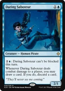 DARING SABOTEUR NM Ixalan MTG Blue - Human Pirate Rare - Picture 1 of 1