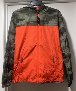 Chaqueta reversible para niños Eddie Bauer con cremallera completa con capucha para niños talla XL (14-16) nueva - Imagen 1 de 7