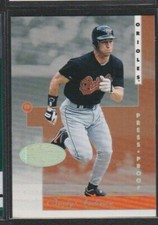 1996 LEAF SIGNATURE PLATINUM PRESS PROOF #50 BRADY ANDERSON ORIOLES SP  1/150