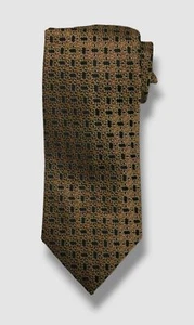 $270 Charvet Men's Brown Floral Printed Silk Neck-Tie Classic Tie Size 58 x 3.5 - Picture 1 of 2
