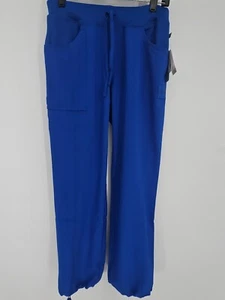 Cherokee Low Rise Drawstring Scrub Pant 1123A RYPS Royal XS - Picture 1 of 5