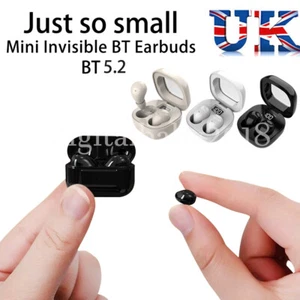 Invisible Sleep Wireless Kopfhörer Bluetooth 5.3 Kopfhörer Mini Ohrhörer UK - Bild 1 von 79