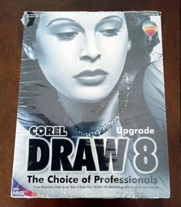 COREL DRAW 8 - CorelDRAW Boxed Set - 3 Discs, 3 Manuals, Vintage, Rare - Picture 1 of 17