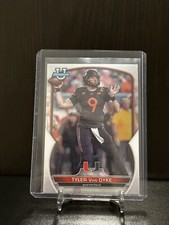 2022 Bowman U Chrome Tyler Van Dyke #7 University of Miami Hurricanes 