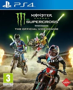 MONSTER ENERGY SUPERCROSS OFFICIAL VIDEOGAME PS4 GIOCO PLAYSTATION 4 - Foto 1 di 1