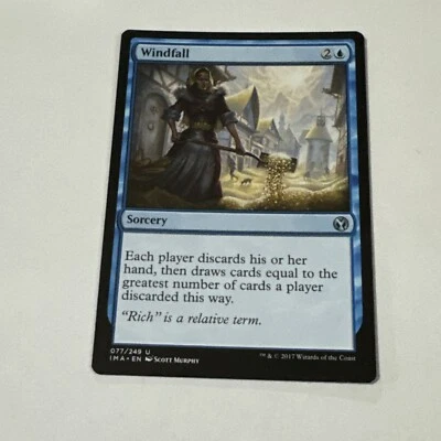 Windfall - Magic the Gahtering MtG - Iconic Masters - LP - Image 1 of 2